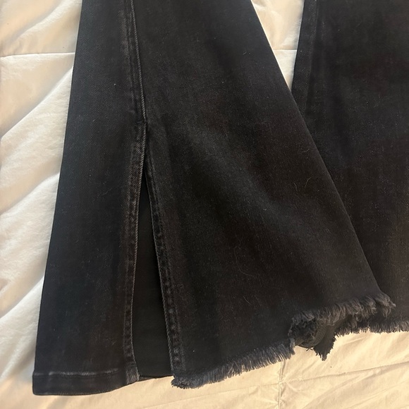 Risen Jeans High Rise Split Flare - Picture 3 of 6
